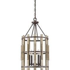 Rippvalgusti Elstead Lighting Wood hollow QZ-WOOD-HOLLOW-4P hind ja info | Rippvalgustid | kaup24.ee