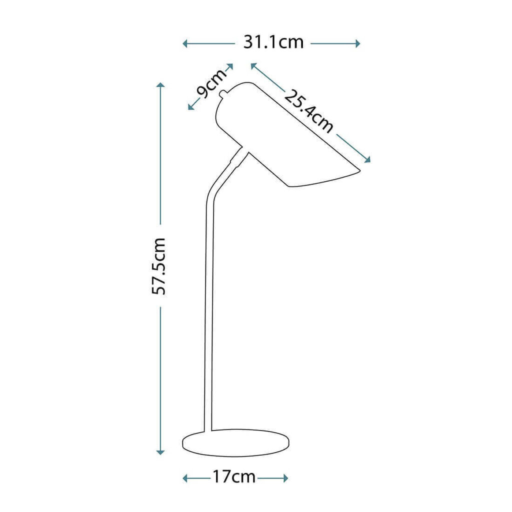 Lauavalgusti Elstead Lighting Quinto QUINTO-TL-GPN цена и информация | Laualambid | kaup24.ee