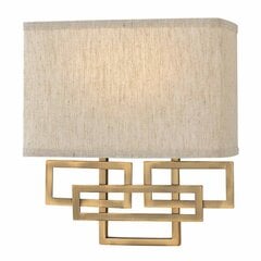 Настенный светильник Elstead Lighting Lanza HK-LANZA2-BR цена и информация | Настенный светильник Конусы | kaup24.ee