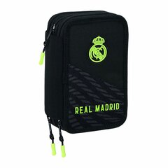 Kolmekordne pinal Real Madrid CF Must (12.5 x 20.5 x 6 cm) (41 Detaili) hind ja info | Pinalid | kaup24.ee