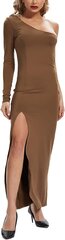 Bellivera женское платье, коричневое цена и информация | Платье | kaup24.ee