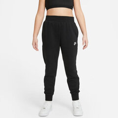 Nike laste dressipüksid NSW CLUB FLC PANT LBR, must цена и информация | Штаны для девочек | kaup24.ee