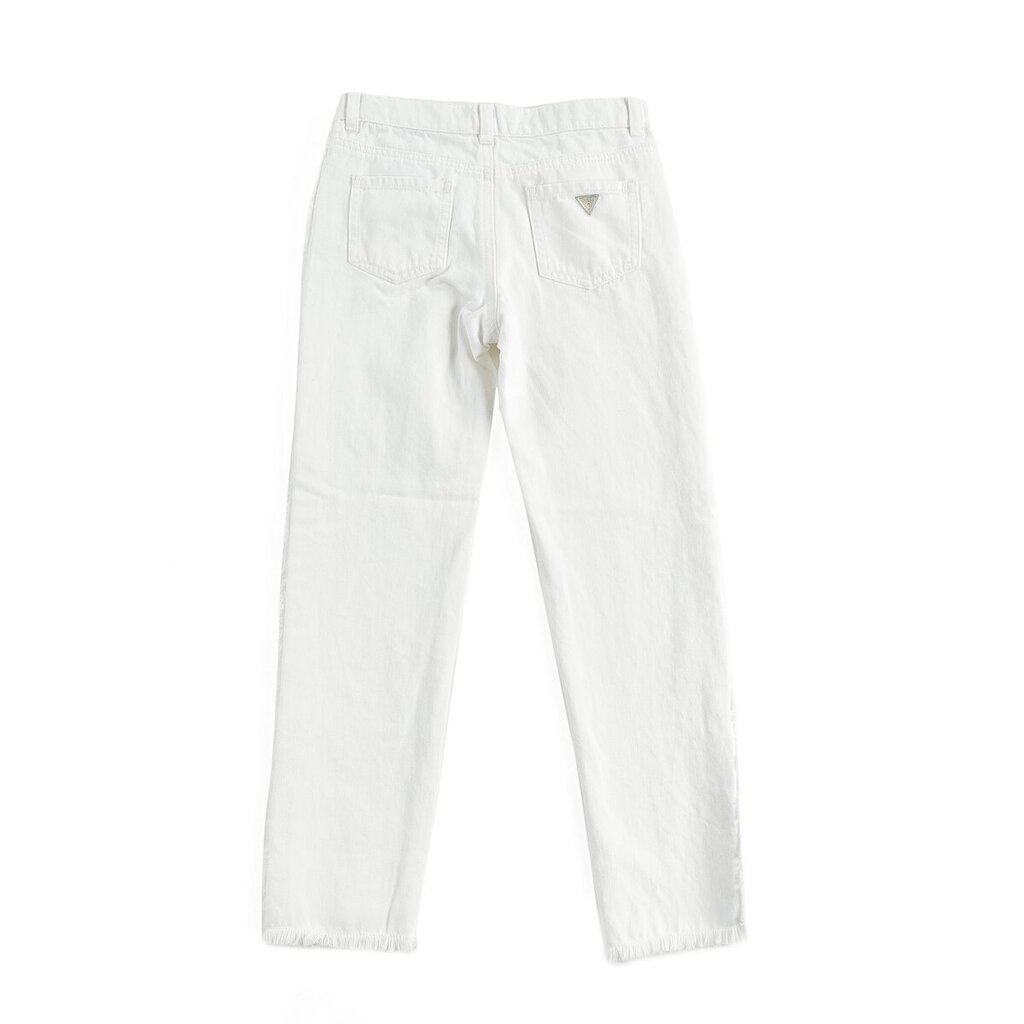 Teksad tüdrukutele Guess Jeans, valge цена и информация | Tüdrukute retuusid, püksid | kaup24.ee