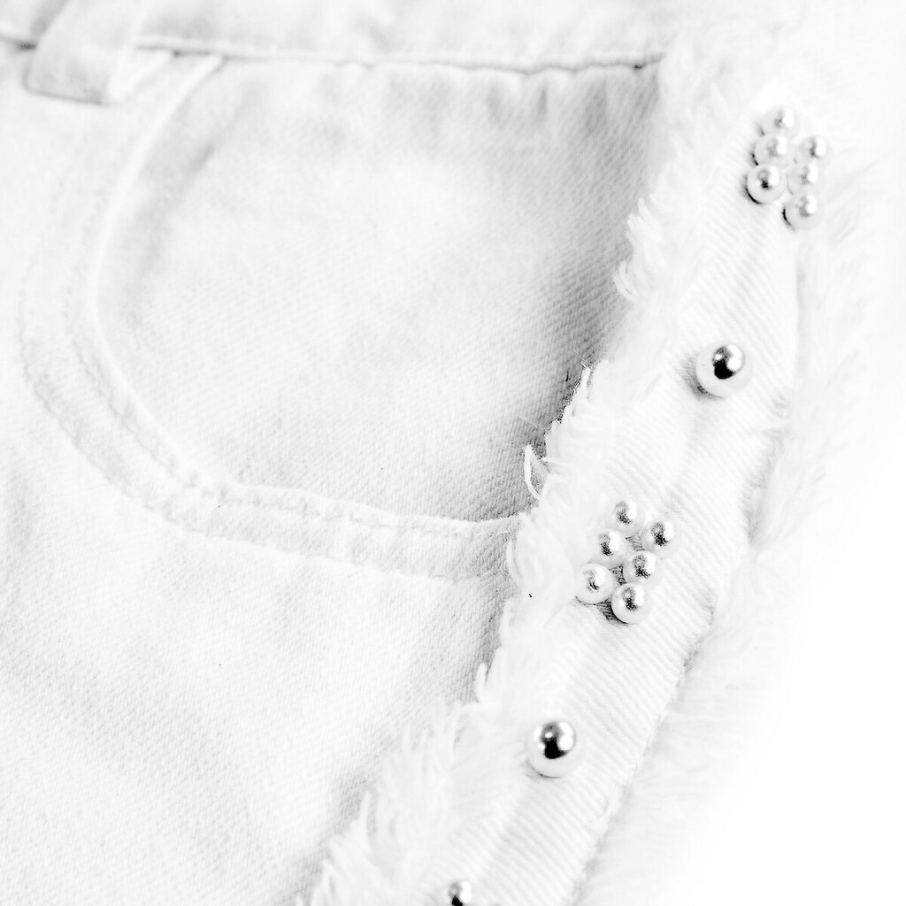 Teksad tüdrukutele Guess Jeans, valge цена и информация | Tüdrukute retuusid, püksid | kaup24.ee