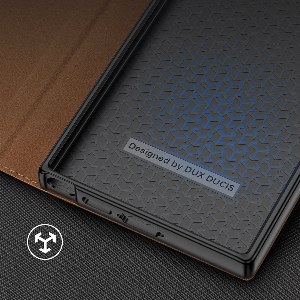 Dux Ducis Skin X2 Samsung Galaxy S23 Ultra brown hind ja info | Telefoni kaaned, ümbrised | kaup24.ee