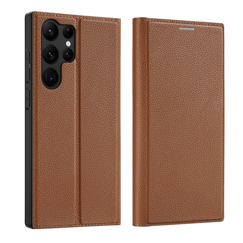 Dux Ducis Skin X2 Samsung Galaxy S23 Ultra brown hind ja info | Telefoni kaaned, ümbrised | kaup24.ee