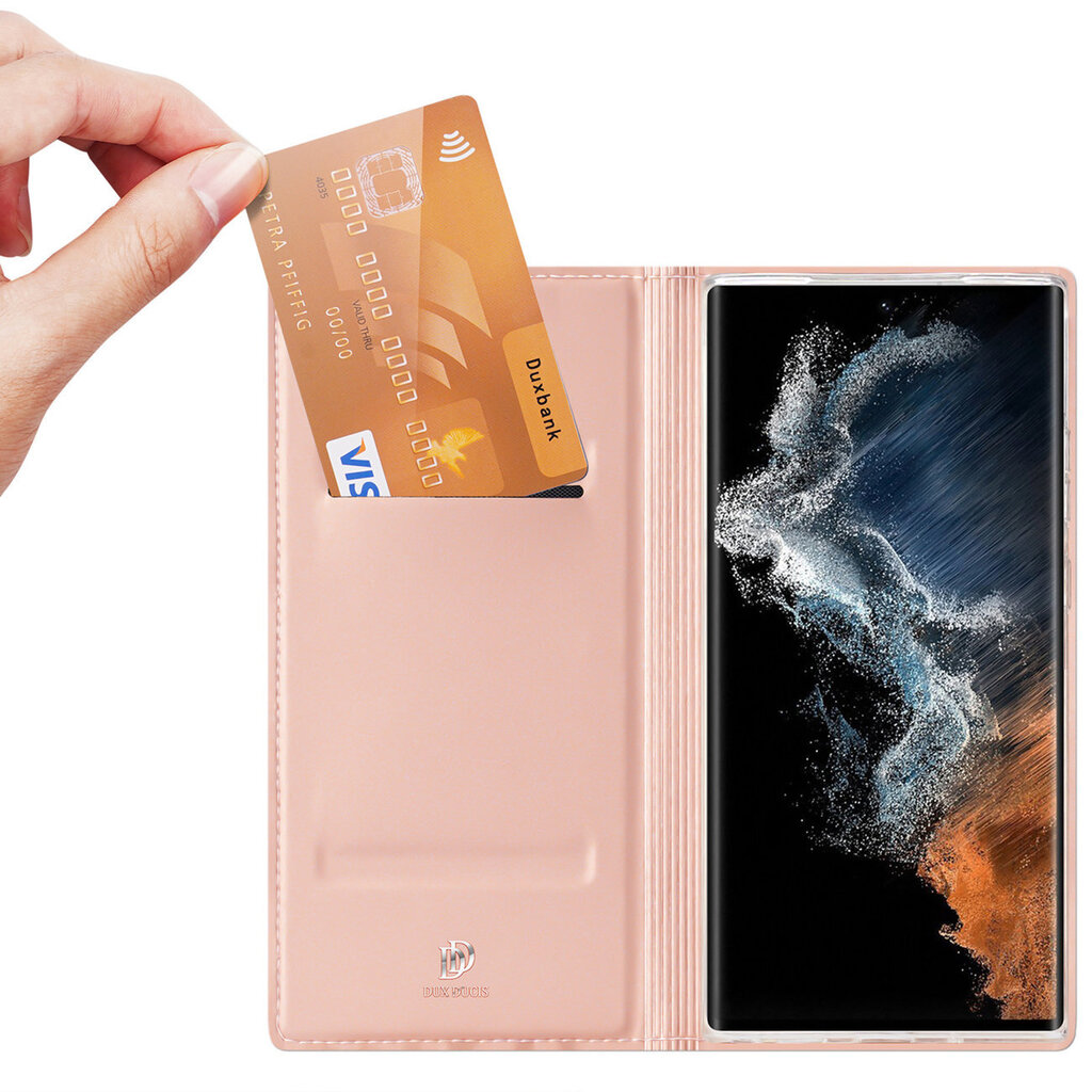 Dux Ducis Skin Pro Samsung Galaxy S23 Ultra Pink hind ja info | Telefoni kaaned, ümbrised | kaup24.ee