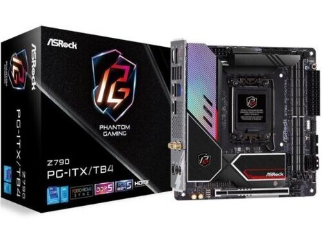 ASRock Z790 PG-ITX/TB4, Mini ITX, LGA1700, DDR5, WiFi hind ja info | Emaplaadid | kaup24.ee