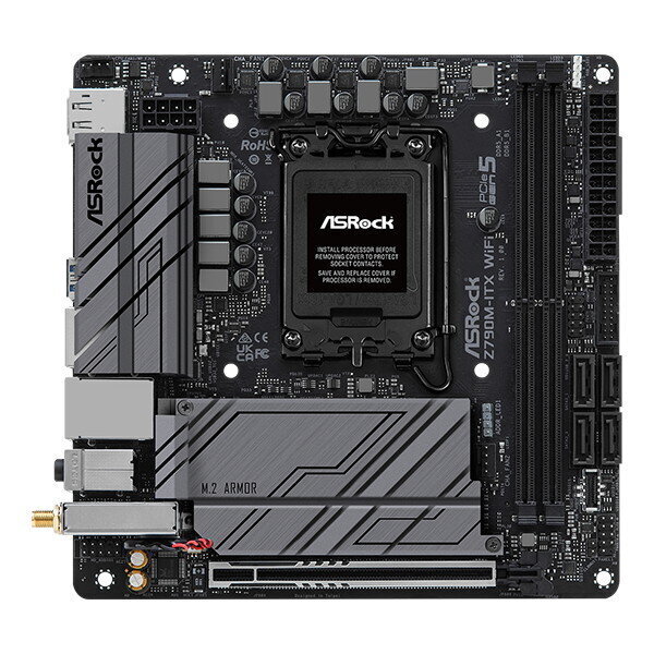 ASRock Z790M-ITX WiFi, Mini-ITX, LGA1700, DDR5 hind ja info | Emaplaadid | kaup24.ee