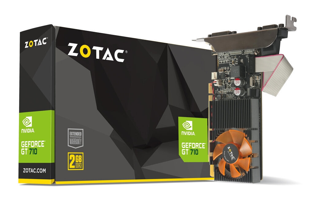 Zotac GeForce GT 710 2GB hind ja info | Videokaardid (GPU) | kaup24.ee