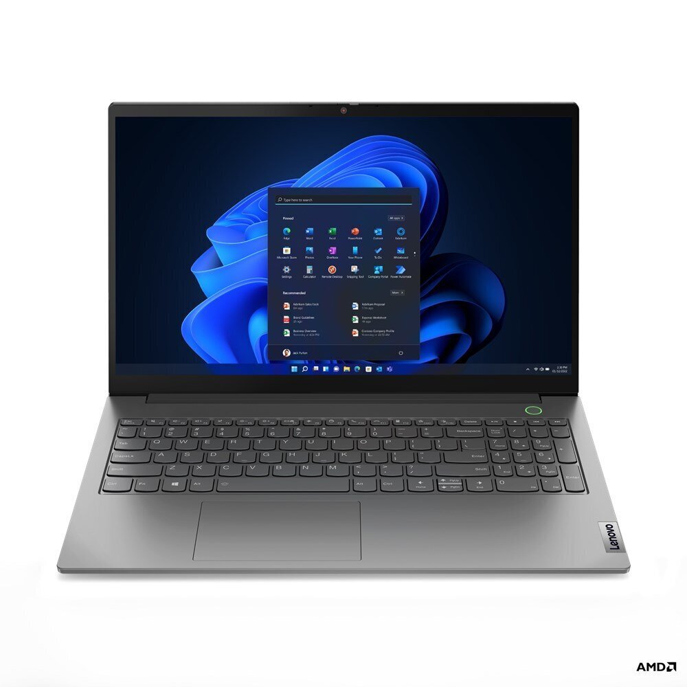 Lenovo ThinkBook 15 G4 ABA (21DL0048PB), 15.6" FHD IPS, Ryzen 7 5825U, 8GB DDR4, SSD 512, Windows 11 Pro PL, Mineral Grey цена и информация | Sülearvutid | kaup24.ee