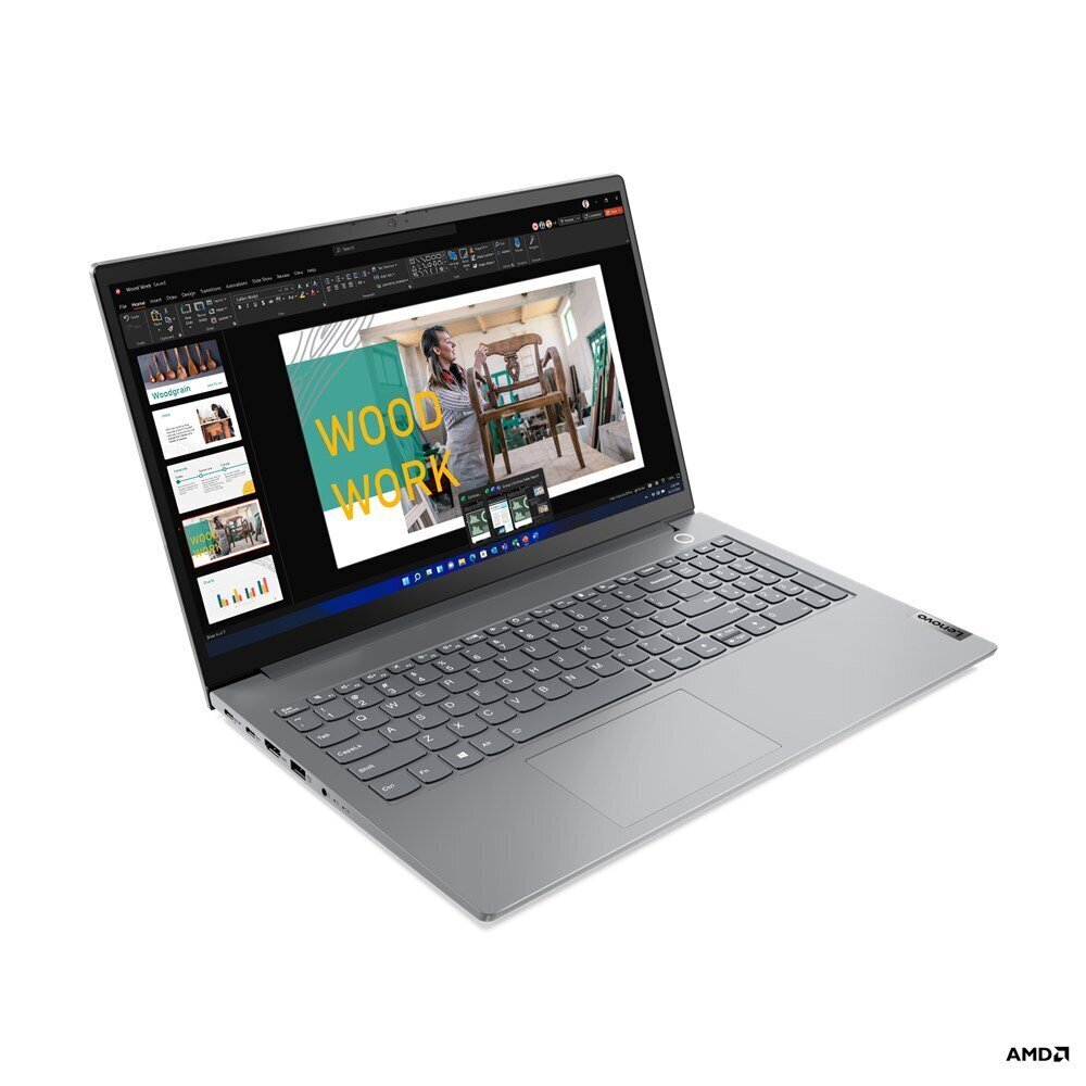 Lenovo ThinkBook 15 G4 ABA (21DL0048PB), 15.6" FHD IPS, Ryzen 7 5825U, 8GB DDR4, SSD 512, Windows 11 Pro PL, Mineral Grey цена и информация | Sülearvutid | kaup24.ee