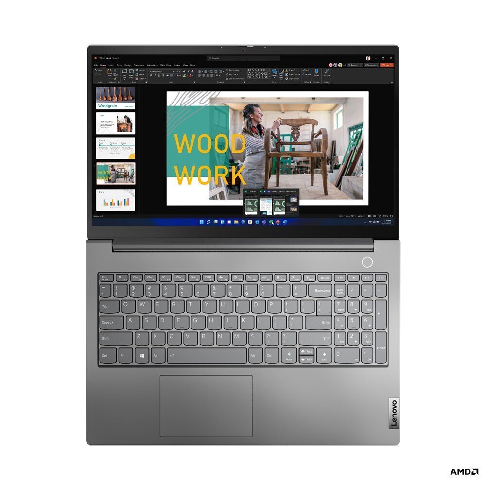 Lenovo ThinkBook 15 G4 ABA (21DL0048PB), 15.6" FHD IPS, Ryzen 7 5825U, 8GB DDR4, SSD 512, Windows 11 Pro PL, Mineral Grey цена и информация | Sülearvutid | kaup24.ee