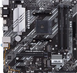 Asus PRIME B550M-A/CSM, Micro ATX, AM4, DDR4 (90MB14I0-M0EAYC) цена и информация | Материнские платы	 | kaup24.ee