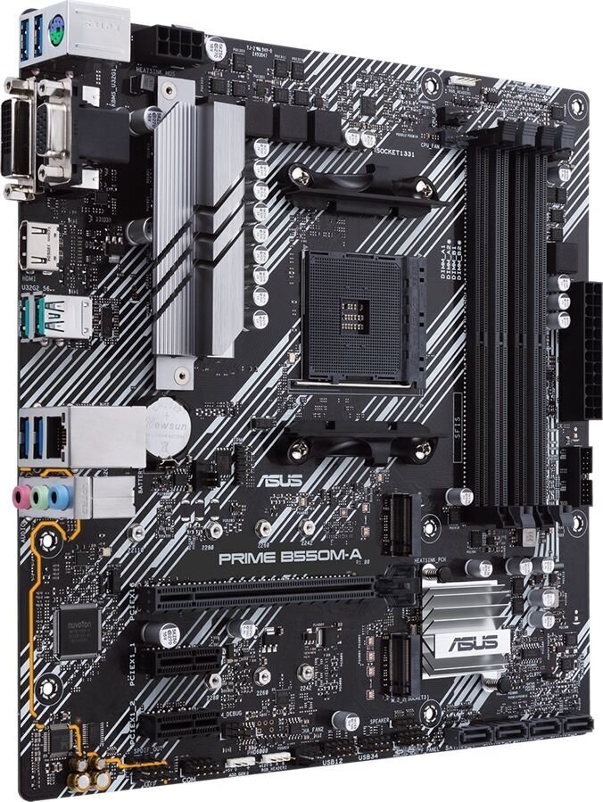 Asus PRIME B550M-A/CSM, Micro ATX, AM4, DDR4 (90MB14I0-M0EAYC) цена и информация | Emaplaadid | kaup24.ee