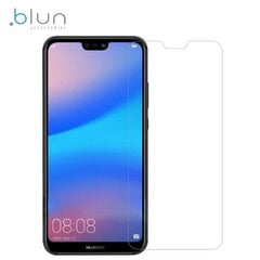 Защитная пленка-стекло Blun Extreeme Shock 0.33 мм / 2.5D для Huawei P20 (EU Blister) цена и информация | Ekraani kaitsekiled | kaup24.ee