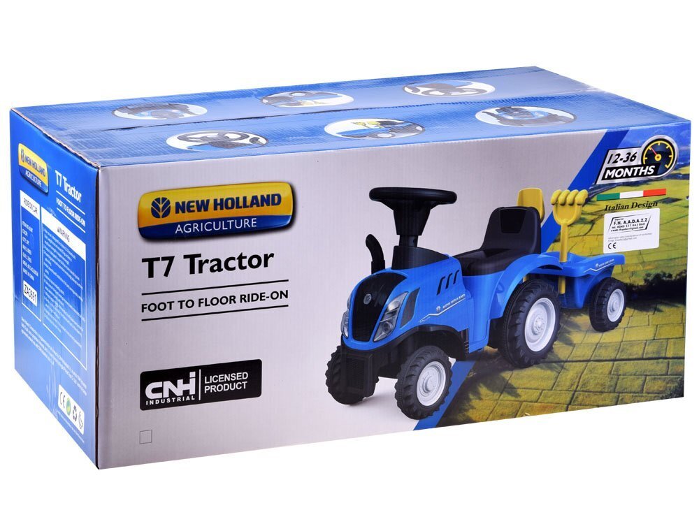 Traktor haagisega New Holland hind ja info | Poiste mänguasjad | kaup24.ee