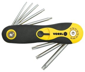 Tööriistakomplekt Torx T9-T40 – Vorel 56507 цена и информация | Механические инструменты | kaup24.ee