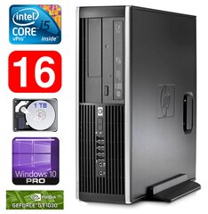 HP 8100 Elite SFF i5-650 16GB 1TB GT1030 2GB DVD WIN10Pro [refurbished] hind ja info | Lauaarvutid | kaup24.ee