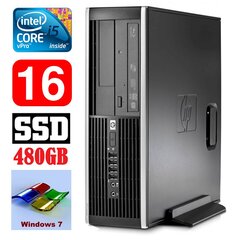 HP 8100 Elite SFF i5-650 16GB 480SSD DVD WIN7Pro [refurbished] цена и информация | Стационарные компьютеры | kaup24.ee