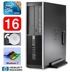 HP 8100 Elite SFF i5-650 16GB 250GB DVD WIN7Pro [refurbished] цена и информация | Стационарные компьютеры | kaup24.ee