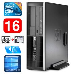 HP 8100 Elite SFF i5-650 16GB 240SSD+1TB DVD WIN10 [refurbished] цена и информация | Стационарные компьютеры | kaup24.ee