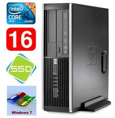 HP 8100 Elite SFF i5-650 16GB 120SSD DVD WIN7Pro [refurbished] цена и информация | Стационарные компьютеры | kaup24.ee