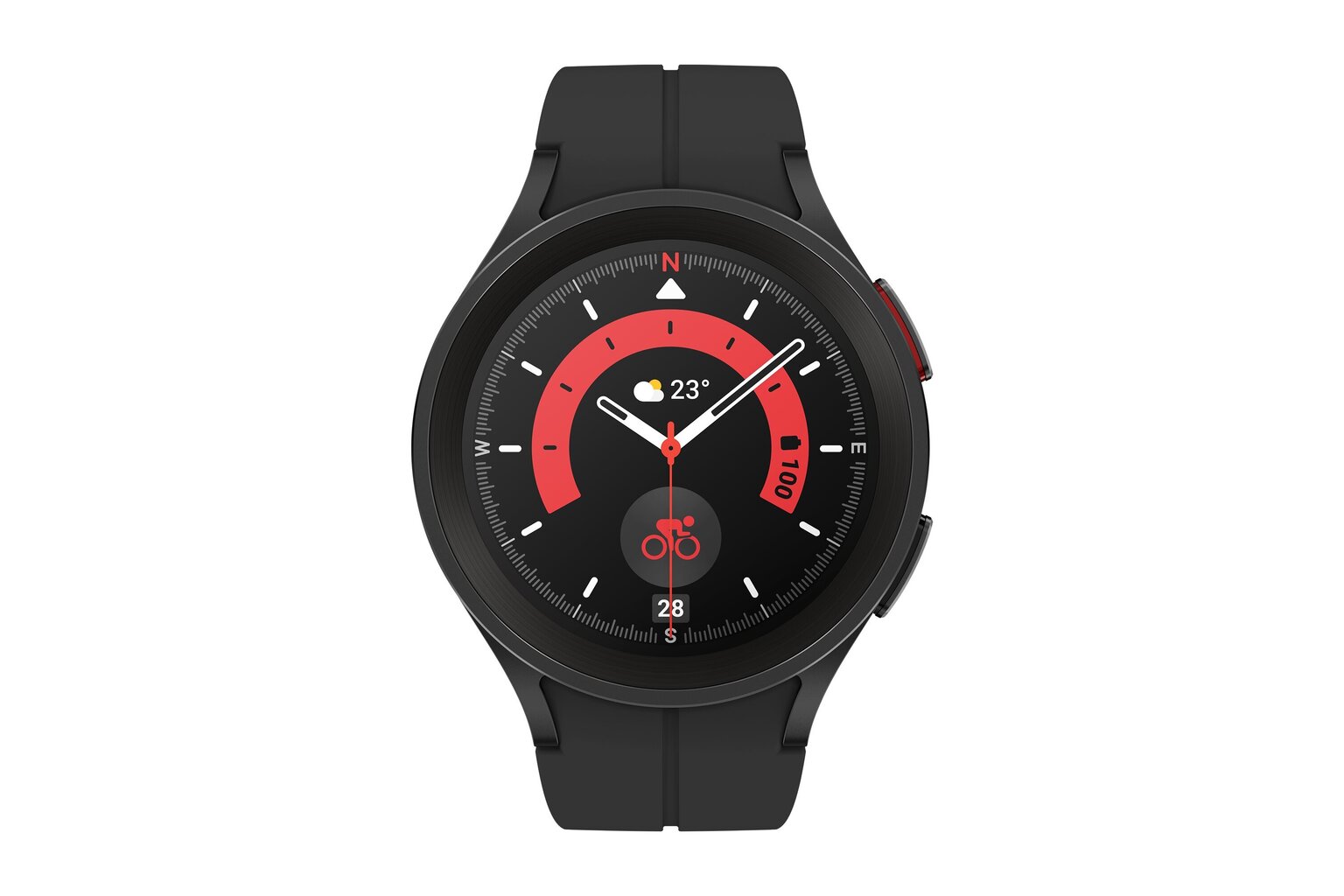 Samsung Galaxy Watch 5 Pro (BT,45 mm), Black Titanium SM-R920NZKAEUB цена и информация | Nutikellad (smartwatch) | kaup24.ee