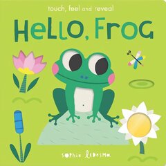 Hello, Frog: touch, feel and reveal hind ja info | Väikelaste raamatud | kaup24.ee