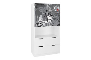 Шкаф Ami с дверцами 36, 45x80x160 см цена и информация | Полки для книг и игрушек | kaup24.ee