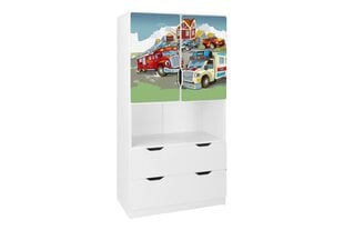 Шкаф Ami с дверцами 37, 45x80x160 см цена и информация | Полки для книг и игрушек | kaup24.ee