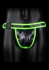 Пояс - трусики Ouch! Buckle Jock Strap Glow in the Dark цена и информация | БДСМ и фетиш | kaup24.ee