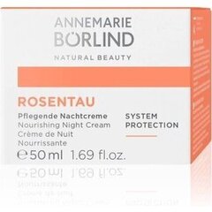 Öökreem Borlind Rosentau Nourishing Night Cream, 50ml hind ja info | Näokreemid | kaup24.ee