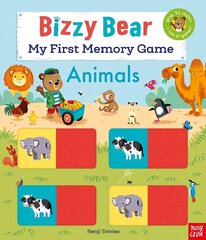 Bizzy Bear: My First Memory Game Book: Animals hind ja info | Väikelaste raamatud | kaup24.ee