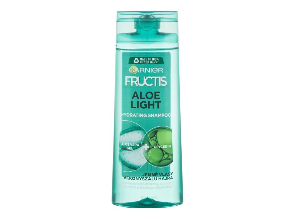 GARNIER Strengthening shampoo with aloe vera for fine hair Fructis (Aloe Light Strength ening Shampoo) 250ml цена и информация | Šampoonid | kaup24.ee