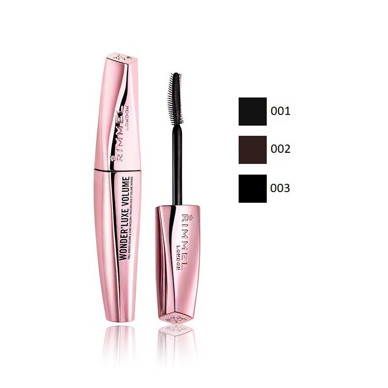 Rimmel Wonder´Luxe Volume Mascara - Mascara 11 ml 001 Black #000000 цена и информация | Ripsmetušid, lauvärvid, silmapliiatsid, seerumid | kaup24.ee