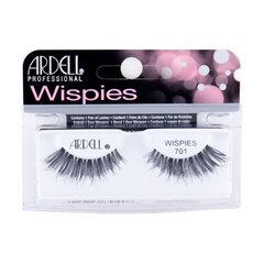 Ardell Wispies 701 - Fake eyelashes 1.0ks Black hind ja info | Kunstripsmed, ripsmekoolutajad | kaup24.ee