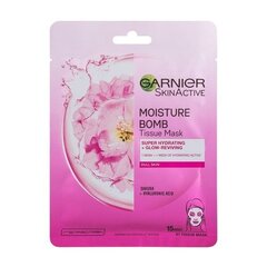 GARNIER SkinActive Moisture Bomb (Sakura) - Face mask 1.0ks цена и информация | Маски для лица, патчи для глаз | kaup24.ee