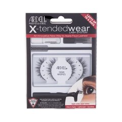 Ardell X-Tended Wear Lash System Demi Wispies - Gift set for false eyelashes Black цена и информация | Накладные ресницы, керлеры | kaup24.ee