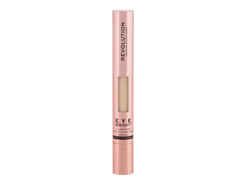 Makeup Revolution Eye Bright Illuminating Under Eye Concealer - Concealer for brightening the eye area 3 ml 02 Fair #DCBA9F hind ja info | Jumestuskreemid, puudrid | kaup24.ee