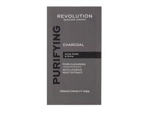 Revolution Skincare Purifying Charcoal Nose Pore Strips (6 pcs) - Nose cleansing patches against blackheads цена и информация | Аппараты для ухода за лицом | kaup24.ee