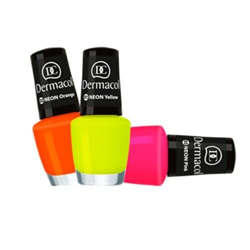 Dermacol Neon nail polish 5 ml 29 Neon Obsession hind ja info | Küünelakid, küünetugevdajad | kaup24.ee