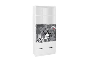 Шкаф Ami с дверцами 36C, 45x80x195 см цена и информация | Полки для книг и игрушек | kaup24.ee