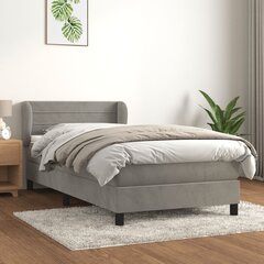 Трехместный тканевый диван, темно-серый цена и информация | Кровати | kaup24.ee
