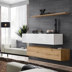 Комплект мебели для гостиной Switch SB 2, белый / дуб цена и информация | Секция КАЛАБРИНИ I, белая | kaup24.ee