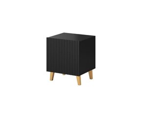 Комплект из 2-х прикроватных тумбочек Halmar Pafos, черный цвет цена и информация | Ночные шкафы | kaup24.ee