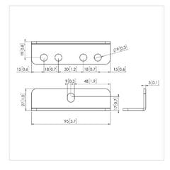 PFA 9126 kinnituste komplekt, PFB 34xx hind ja info | Teleri seinakinnitused ja hoidjad | kaup24.ee