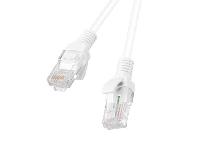 Võrgukaabel U/UTP 6 Lanberg RJ45 / RJ45 0,5 m valge цена и информация | Kaablid ja juhtmed | kaup24.ee