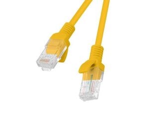 Сетевой кабель U/UTP 6 Lanberg RJ45 / RJ45 2 м желтый цвет цена и информация | Кабели и провода | kaup24.ee