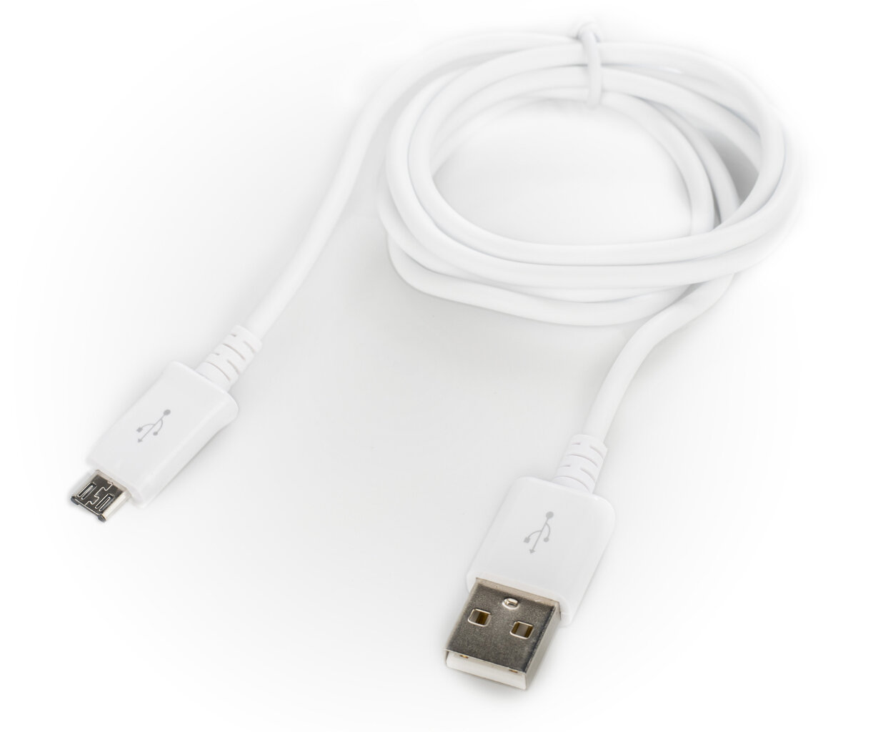 Platinet USB - microUSB 1m, valge цена и информация | Kaablid ja juhtmed | kaup24.ee